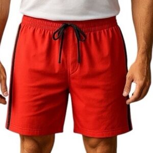 Lululemon Run Response Liner Athletic Shorts Red Men's Size Large Gorpcore